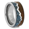 Mountain Range Wedding Band