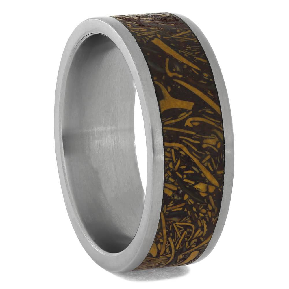 Unique Material Wedding Band