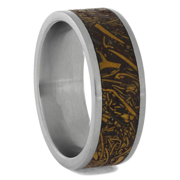 Unique Material Wedding Band