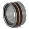 Titanium and Wood Wedding Band
