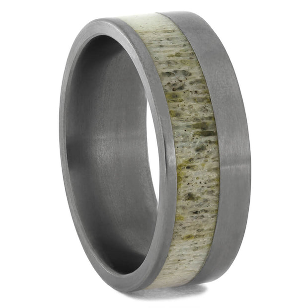 Men's Deer Antler Wedding Bands