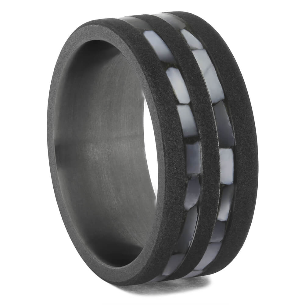 Mother of Pearl Wedding Band