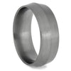 Titanium Wedding Band With Knife Profile
