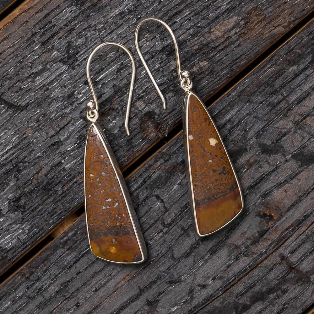 Dino Bone Triangle Earring Set