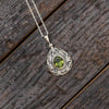 Vintage Moldavite Pendant Necklace