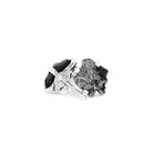 Authentic Meteorite Nugget Stud Earrings, In Stock-RSSB39 - Jewelry by Johan