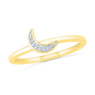 Diamond Fashion Ring with Crescent Moon - Jewelry by Johan