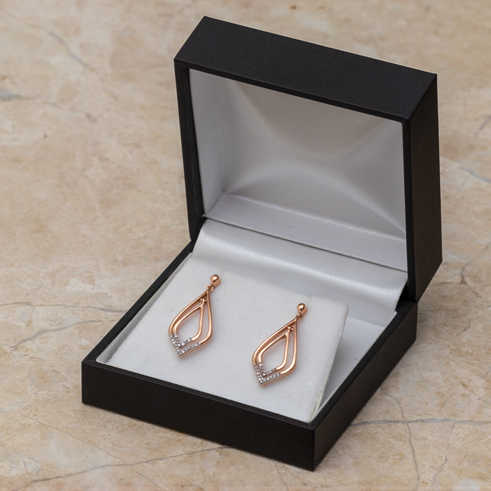 Rose Gold Earrings