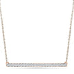 Diamond Bar Pendant Necklace - Jewelry by Johan