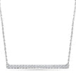 Diamond Bar Pendant Necklace - Jewelry by Johan
