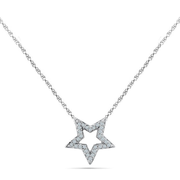 Diamond Star Necklace - Jewelry by Johan