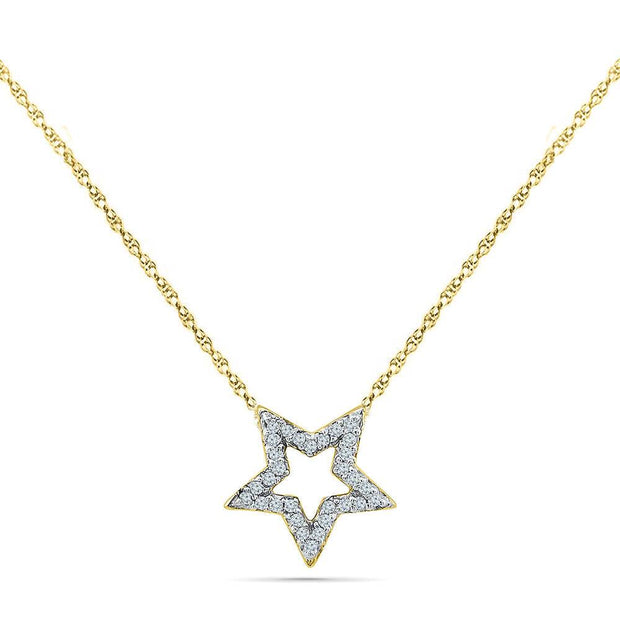 Diamond Star Necklace - Jewelry by Johan