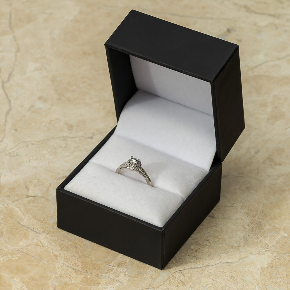 Halo Engagement Ring