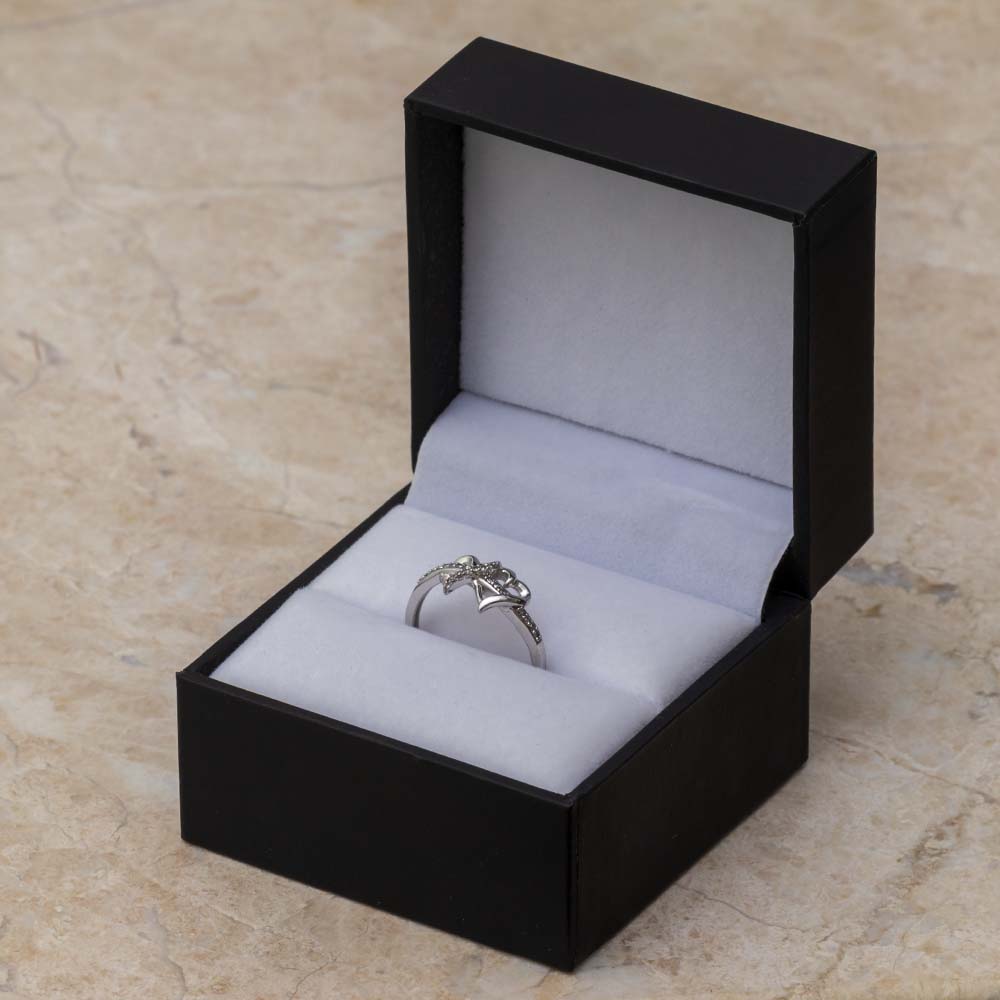 Double Heart Promise Ring