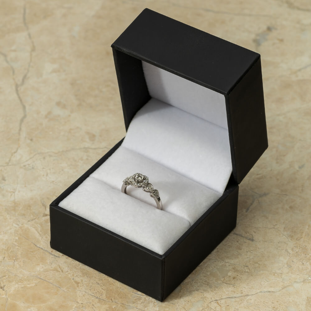 Heart Engagement Ring