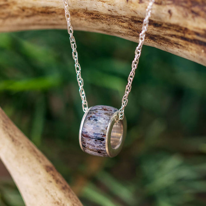 Deer Antler Charm Bead Necklace