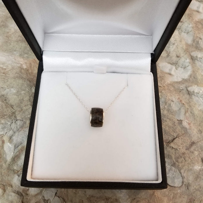 Dinosaur Fossil Charm Bead Necklace