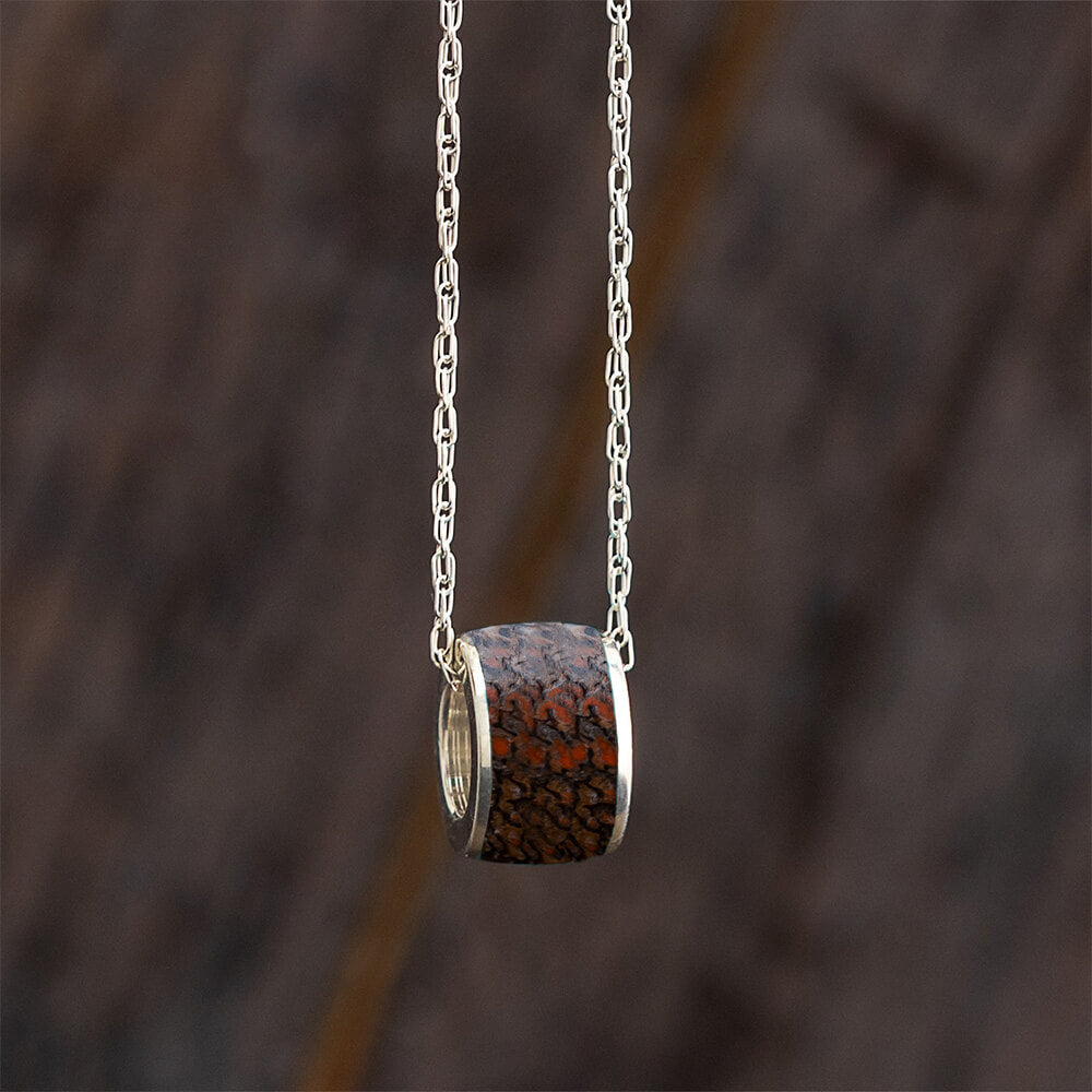 Dinosaur Fossil Charm Bead Necklace