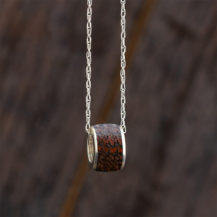 Dinosaur Fossil Charm Bead Necklace