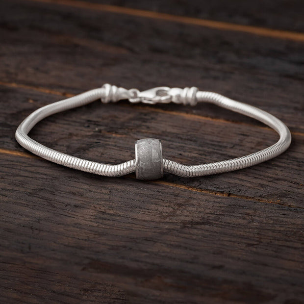 Authentic Meteorite Charm Bead Bracelet, In Stock-SIG3037 - Jewelry by Johan