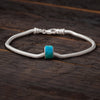 Genuine Turquoise Charm Bead Bracelet, In Stock-SIG3038 - Jewelry by Johan