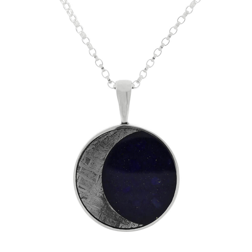Starry Night Meteorite Pendant, Sterling Silver Necklace, In Stock or Made to Order - Jewelry by Johan