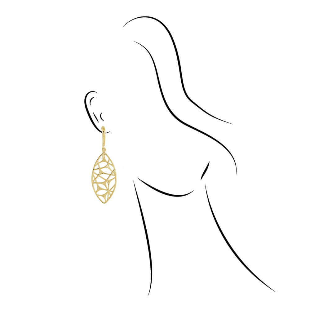 Web Design Dangle Earrings - Jewelry by Johan