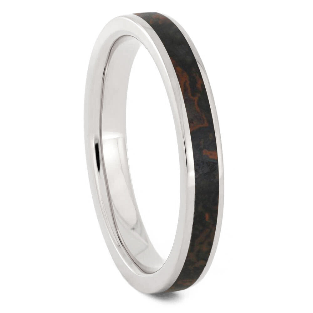 Dinosaur Fossil Women's Wedding Band, In Stock-SIG3025 - Jewelry by Johan