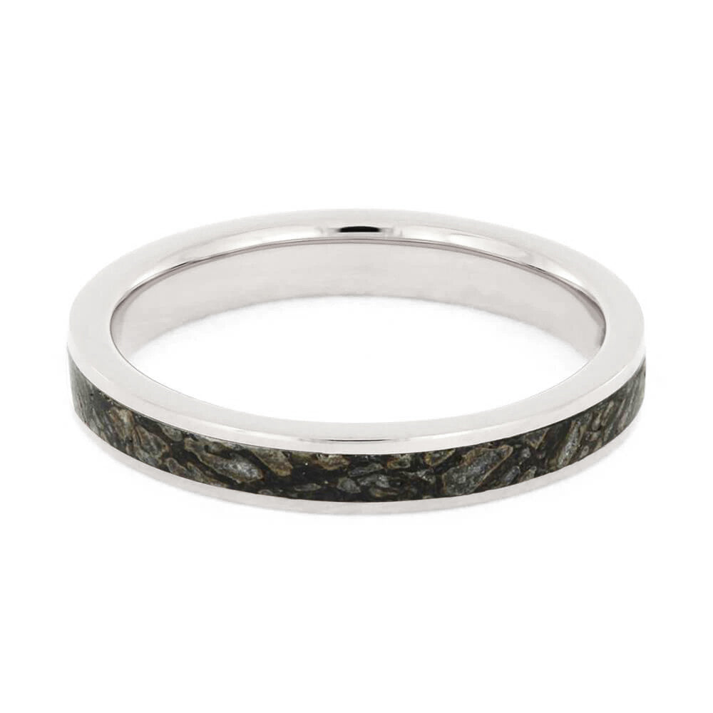 Dinosaur Fossil Women's Wedding Band, In Stock-SIG3025 - Jewelry by Johan