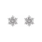 Petite Snowflake Stud Earrings