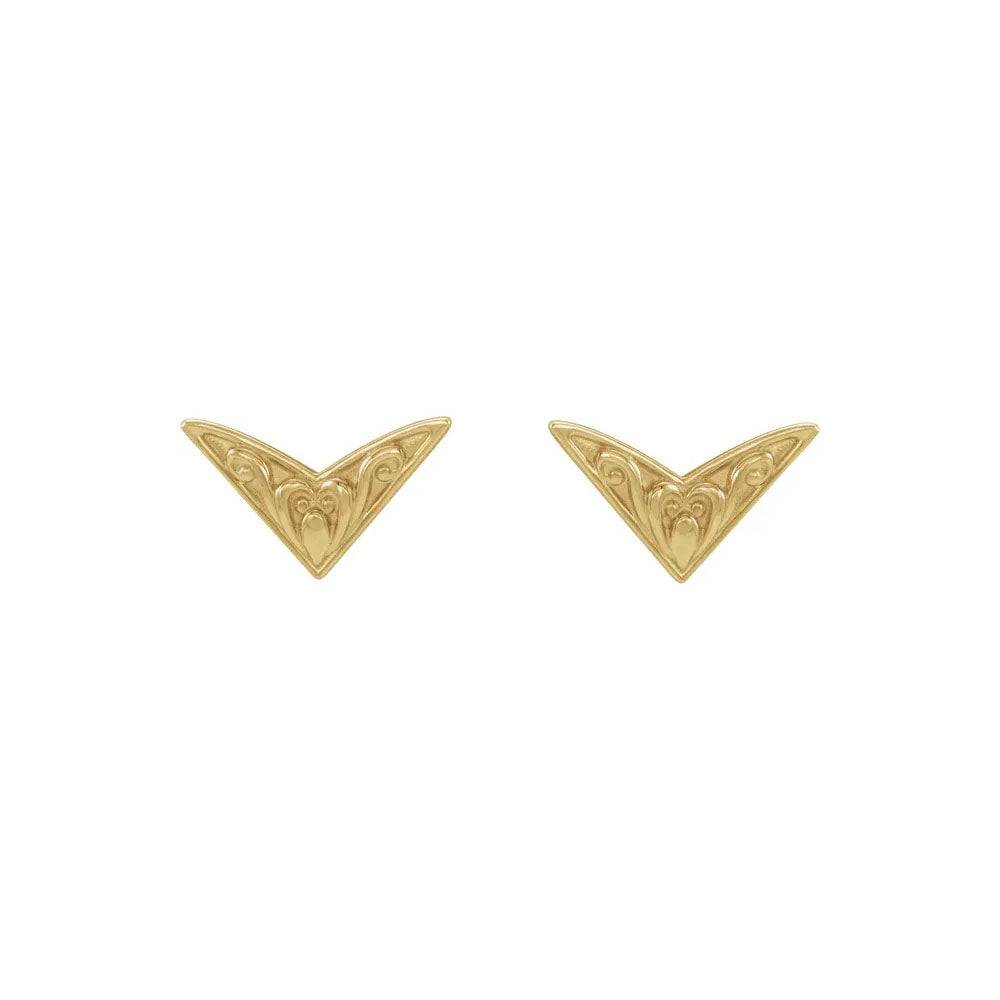 Sculptural-Inspired Stud Earrings