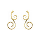Scroll Pattern Dangle Earrings
