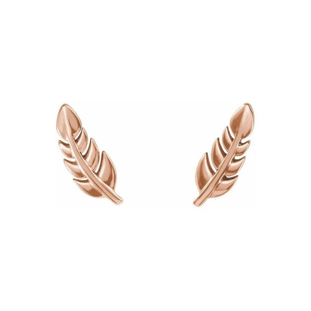 Leaf Stud Earrings