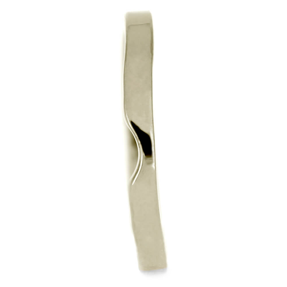 Custom Contour Women's Wedding Band In Solid Gold-4136 - Jewelry by Johan