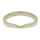 Custom Contour Women's Wedding Band In Solid Gold-4136 - Jewelry by Johan