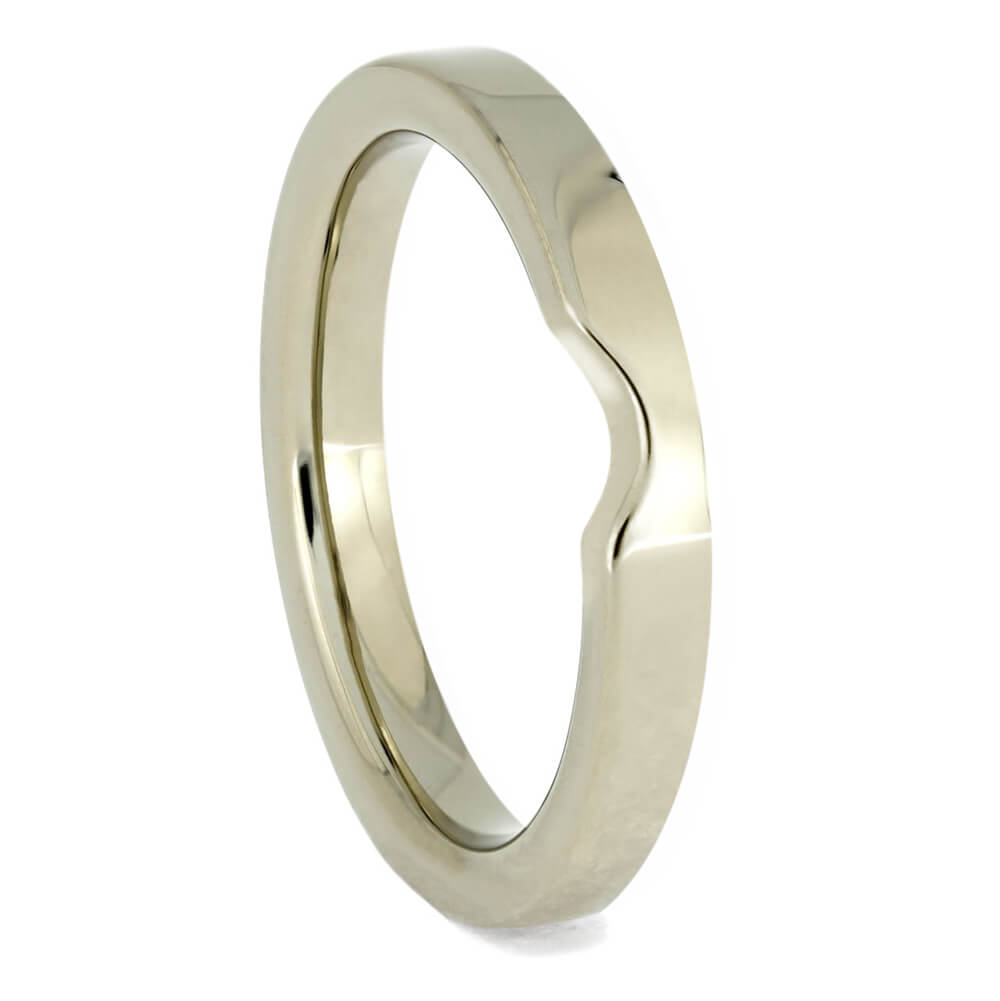 Custom Contour Women's Wedding Band In Solid Gold-4136 - Jewelry by Johan