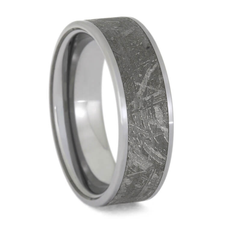 Tungsten Meteorite Ring For Man, Size 11.75-RS9724 - Jewelry by Johan