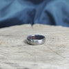 Ironwood Ring With Polished Titanium Overlay