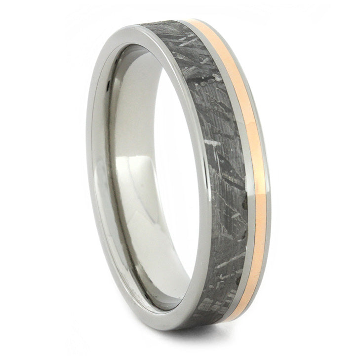 Stellar Rose Gold Wedding Ring Set