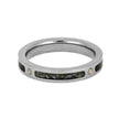 Diamond Women's Wedding Band With Deer Antler And Dinosaur Bone-3687 - Jewelry by Johan
