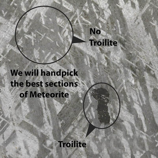 FOR EXISTING ORDERS ONLY- Want Your Meteorite to be Troilite Free?-SRV02 - Jewelry by Johan