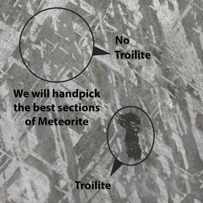 FOR EXISTING ORDERS ONLY- Want Your Meteorite to be Troilite Free?-SRV02 - Jewelry by Johan