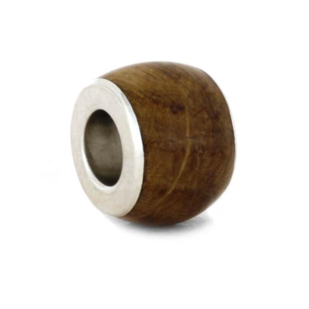 Whiskey Barrel Oak Wood Charm Bead Bracelet-SIG3039 - Jewelry by Johan