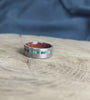 Green Men's Wedding Band With Malachite and Wood