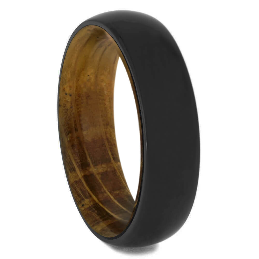 The Artisan: Black Zirconium Men's Wedding Band