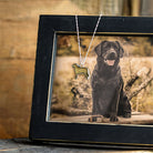Dog Memorial Necklace With Ashes