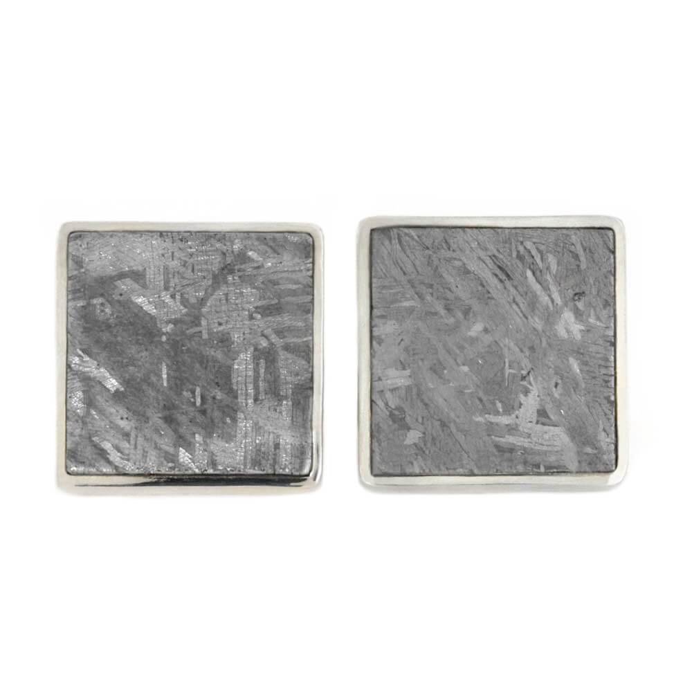 Square Meteorite Cuff Links, In Stock-SIG3055 - Jewelry by Johan