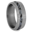Cobaltium Mokume Gane & Brushed Titanium Wedding Band - Jewelry by Johan