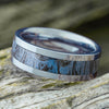 Unique Blue Men's Wedding Band