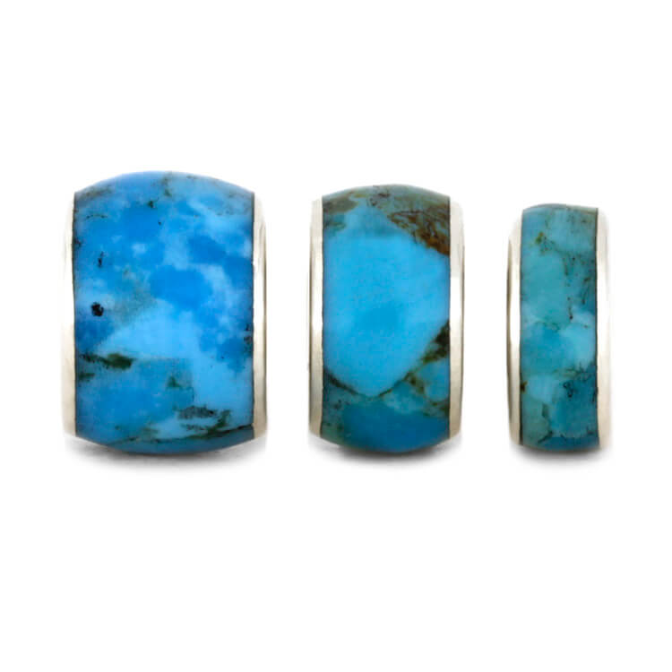 Genuine Turquoise Charm Bead